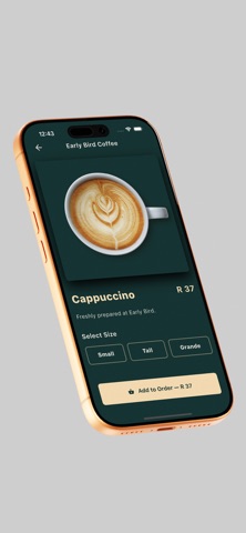 Early Bird Coffee app preview 2